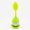 1pc/7pcs Tea Infuser Silicone Handle Stainless Steel Strainer Drip Tray Included - Loose Tea Steeper - Best Tea Infuser For Loose Leaf Or Herbal Tea