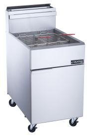 Dukers Commercial Kitchen Fryer With Four Tube Burner (Model: DCF4-NG(Natural Gas), Material: Stainless Steel)