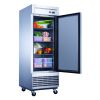 Dukers Commercial Single Door Bottom Mounted Upright Reach-in Freezer in Stainless Steel 17.79cu.ft.