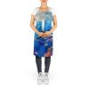 Dolphin Apron Cooking Kitchen Server Baking Crafts Gardening for Adult Women Men, Unisex, Large, Multicolor